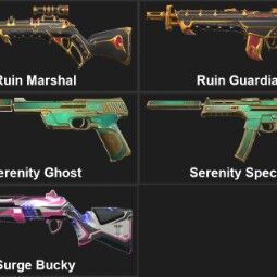 EU 【10 SKINS】  Ruin Shorty | Ruin Marshal | Ruin Guardian | Surge Stinger | Serenity Phantom | Serenity Ghost 1